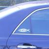 Popular Decoration Funny Jesus Fish Symbol Logo Vinyl Car Sticker Window Decal