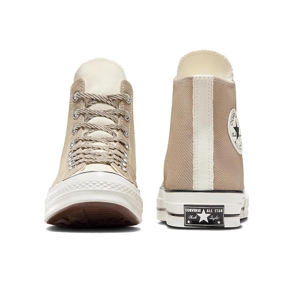 Converse Chuck 70 High Двухцветные - Винтажные Грузовые Унисекс Кроссовки Коричневый Черный Эгрет A09201C