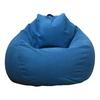 Bean Bag Cover No Filler Removable Bean Bag Chair Cover Washable Solid Color Sofa Cover for Bedroom Living Room Beanbag Chair
