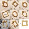 3D DIY Shadow Box Frame Gold Wedding Photo Display Frames  Photography Background Decoration