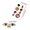 Devil's Eye Bohemian Punk Ear Stud Zircon Vintage Long Drop Earrings  Valentine's Day Gift