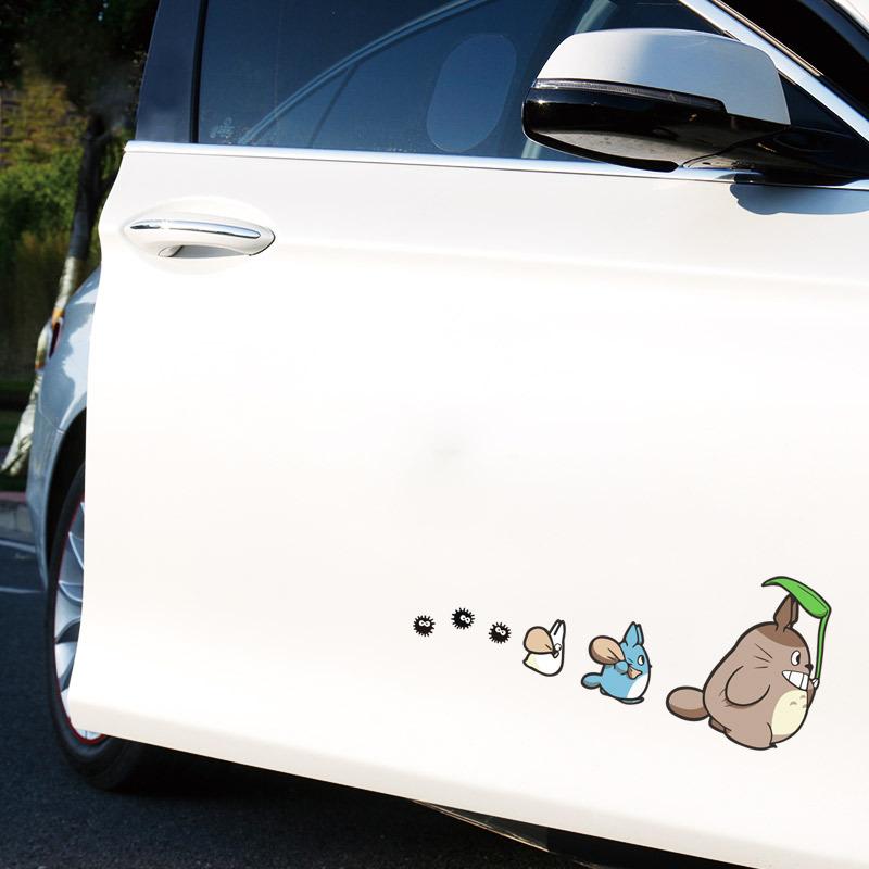 Аниме комиксы Tonari No Totoro автомобильные наклейки Стайлинг авто наклейки на окна виниловые аксессуары для лобового стекла