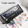 Minimalist Transparent Pencil Case Large Capacity Multi-Layer Classification Storage Pencil Bag Student Stationery Organizer Bag