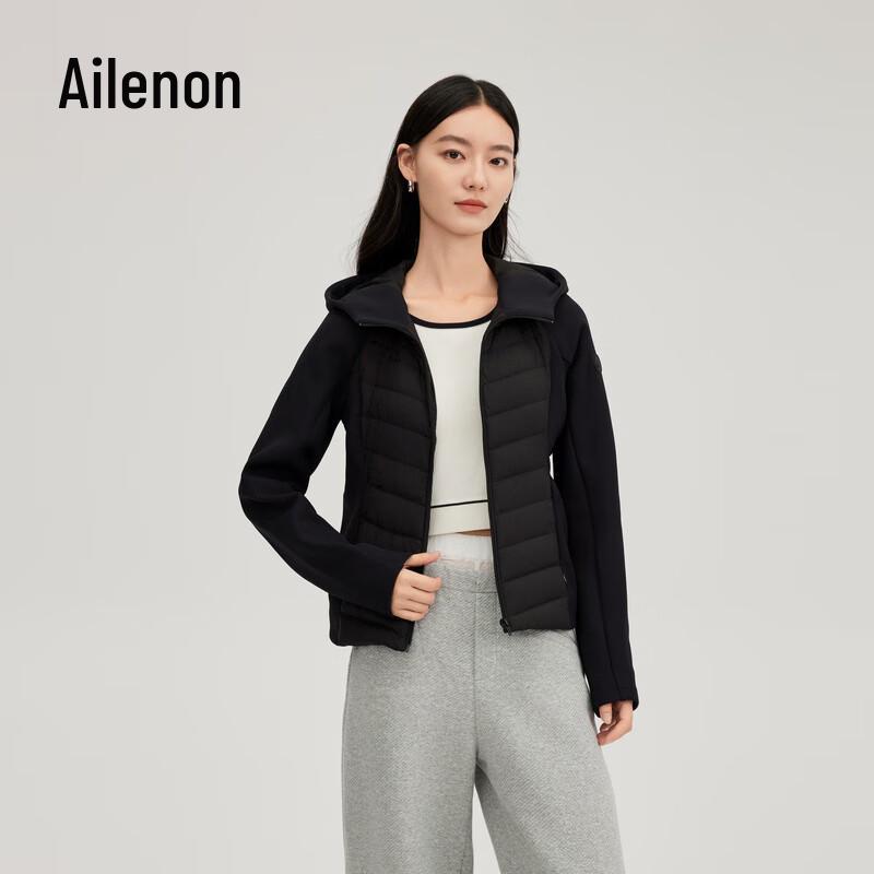Ailaiyi Women's Lightweight Hooded Duck Down Jacket