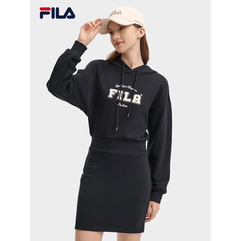 Fila Женское трикотажное платье-толстовка с капюшоном