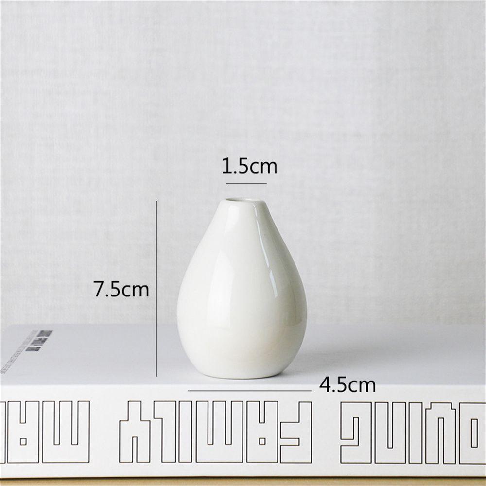 Украшения для комнаты Искусственные цветы Бутылка Современная мини-художественная ваза Керамическая ваза