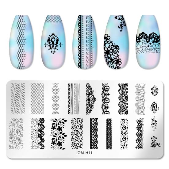 Nail Stamping Plates Cost-effective Precise Position Nail Tools Nail Art Stamping Plates