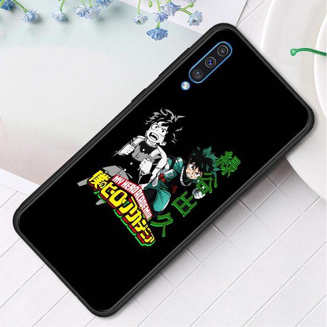Силиконовый чехол для телефона Samsung Galaxy A50 A70 A10 A20e A30 A40 A20s A10s A10e A80 A90 A60 A30s, чехол My Hero Academia