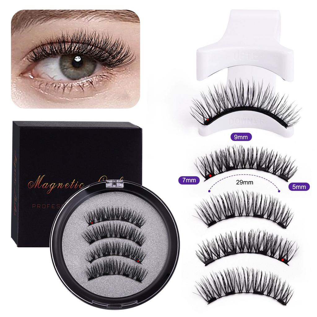 Magnetic Eyelashes, Reusable Natural False Eyelashes, Natural Extension Tape, Magnetic Thick Eyelashes.