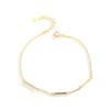 S925 Silver Korean Version Glossy Design Round Tube Bracelet Feminine Cool Style Simple Bestie Bracelet