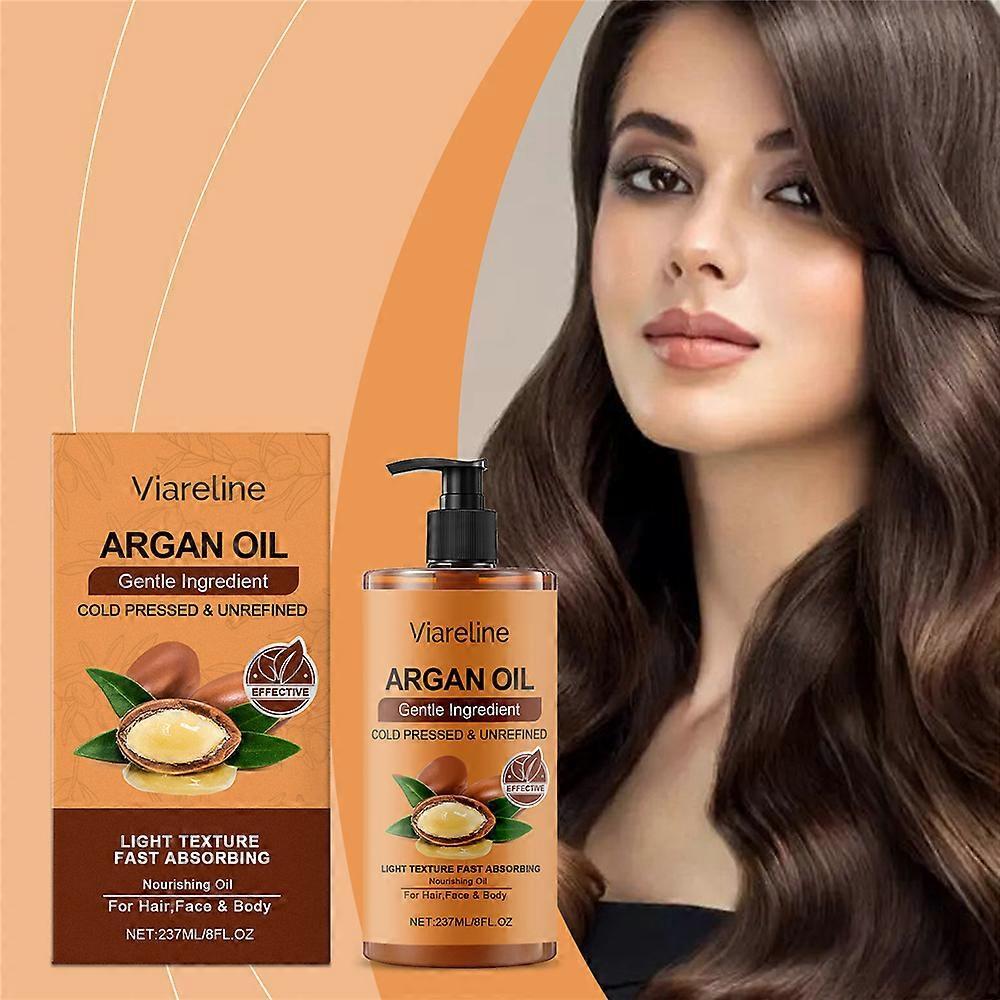 Argan Oil For Hair Natural Argan Oil From Morocco Argon Oil For Hair Scalp Face And Skin Conditioner For Dry Hair 237ml