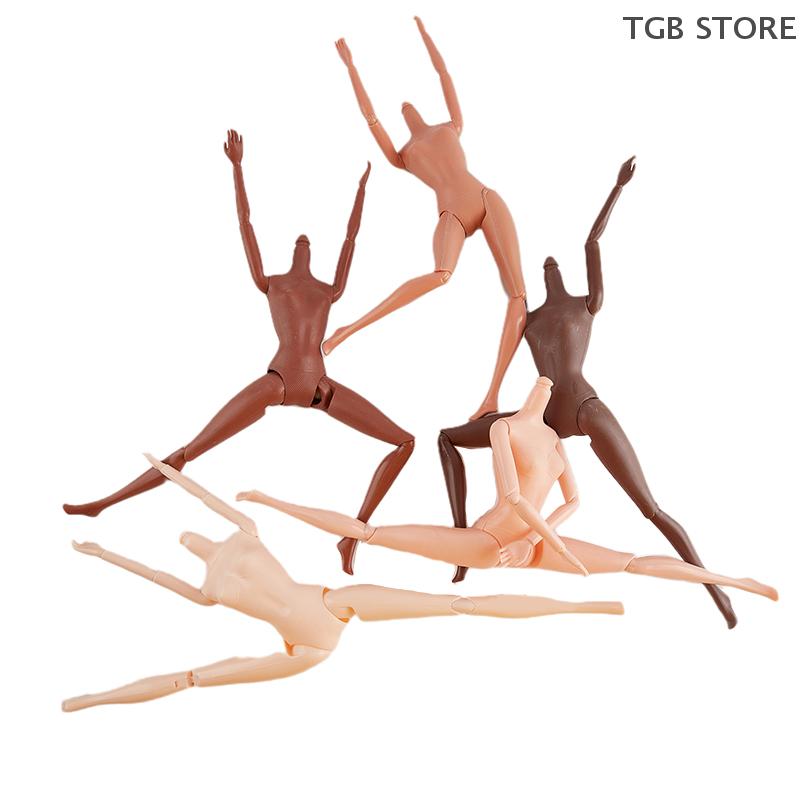 1 шт. 11 подвижных суставов 26/27 см африканская кукла голое тело коричневая черная кожа кукольное тело кожа детская красивая девочка игрушка подарок