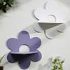 Flower Shape Wall Storage Holder Wooden Wall Art Wall Decoration Floating Plant Shelf For Bathroom Home Room Decor Gift Bedroom