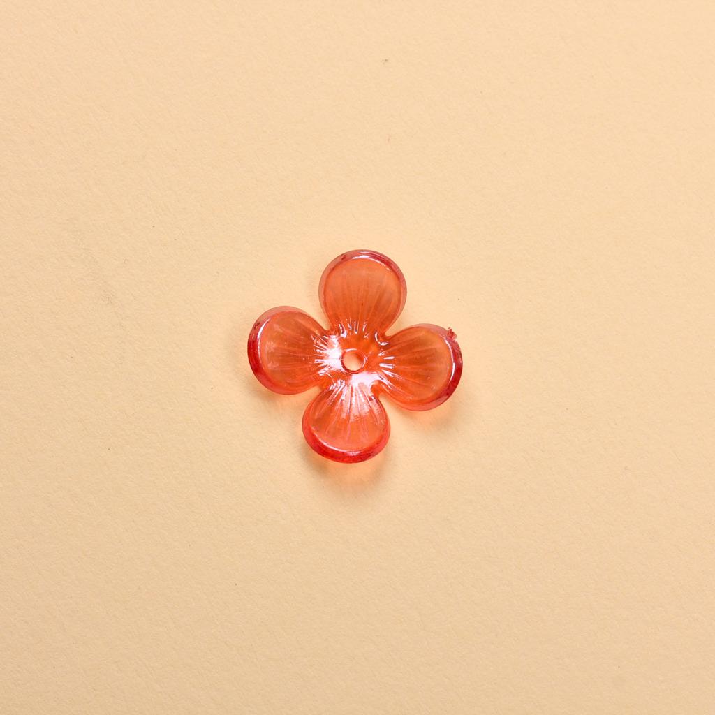 Акриловые модные прозрачные кристаллы, материалы ручной работы, сделай сам, 100 шт., маленькие цветочные бусины 15,8 мм, аксессуары, браслет, серьги-шпильки