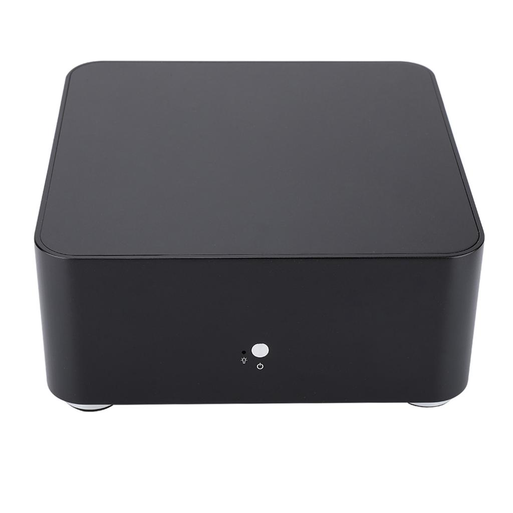 Корпус компьютера Mini ITX Корпус из алюминиевого сплава HTPC Корпус компьютера Mini PC(L80 Черный USB2.0)