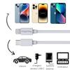 Кабель 20 см USB-C Lightning Белый Зарядное устройство для iPhone 14 / 14 PLUS / 14 PRO / 14 PRO MAX / 13/13 MINI/13 PRO/13 PRO MAX Phonillico