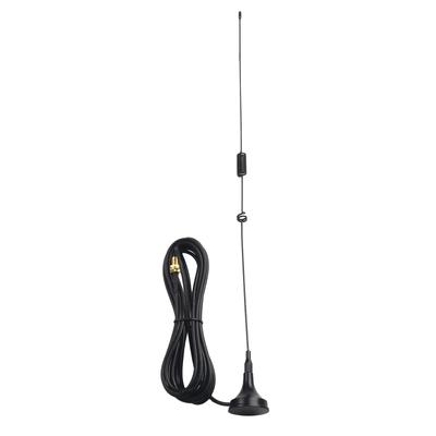 Прочный 9Dbi правильный разъем прямая установка двухдиапазонный SMA-Female VHF/UHF 144/433MHZ антенна автомобильная магнитная
