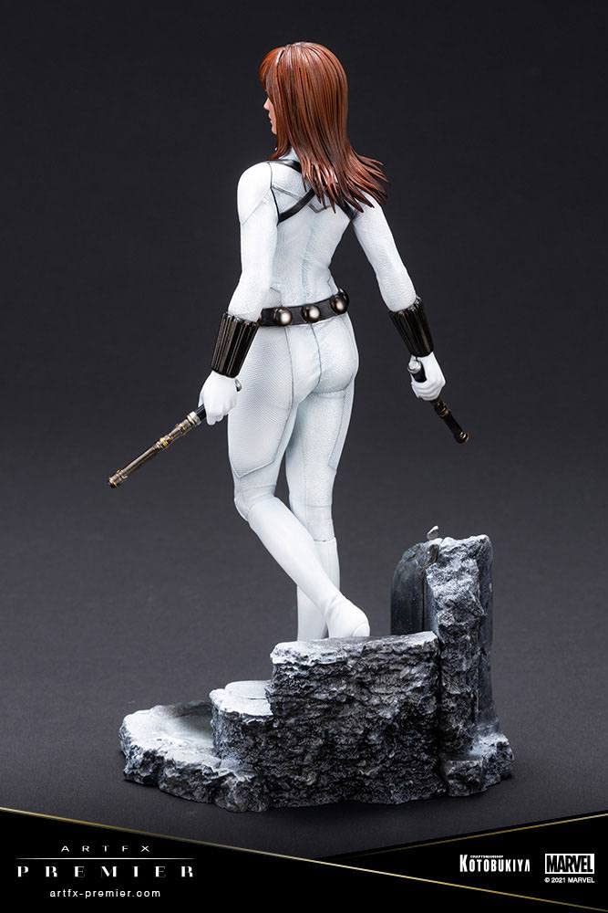 ARTFX PREMIER MARVEL UNIVERSE Black Widow White Costume Edition Scale PVC Painted Simple Assembly Figure MK366 1/10