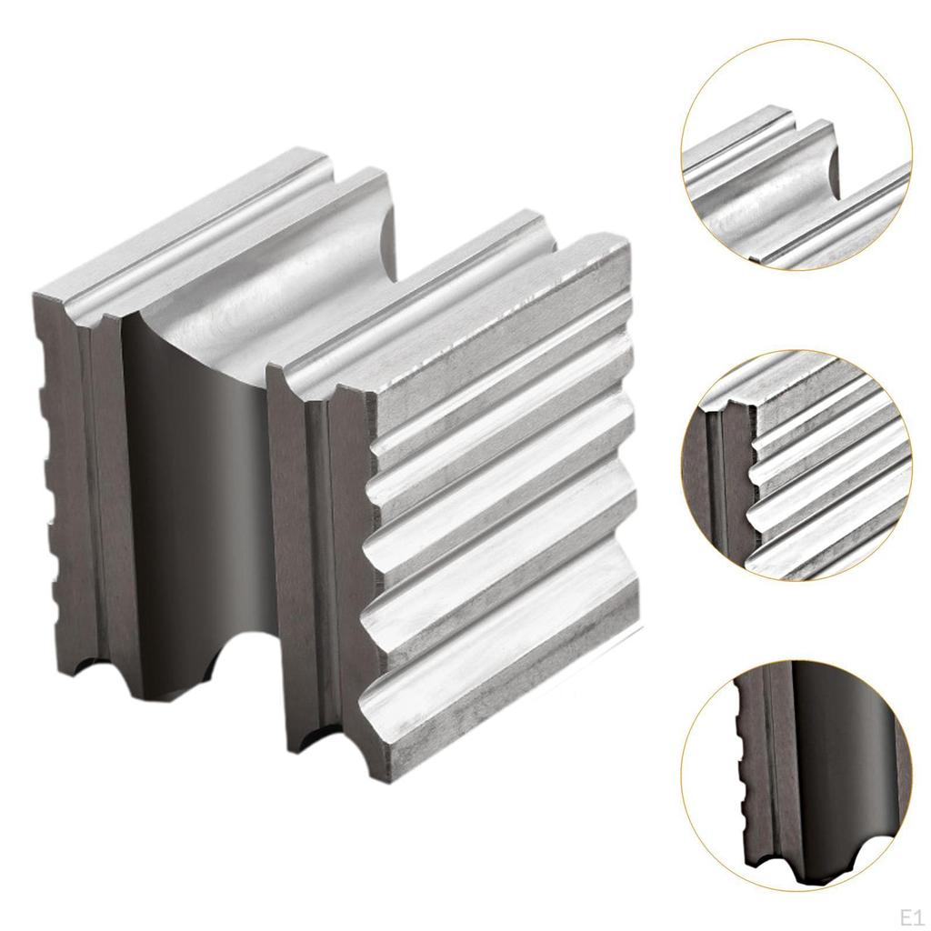 Штамповочный блок, многофункциональный полукруглый металлический формовочный блок для изготовления ювелирных изделий с треугольным профилем