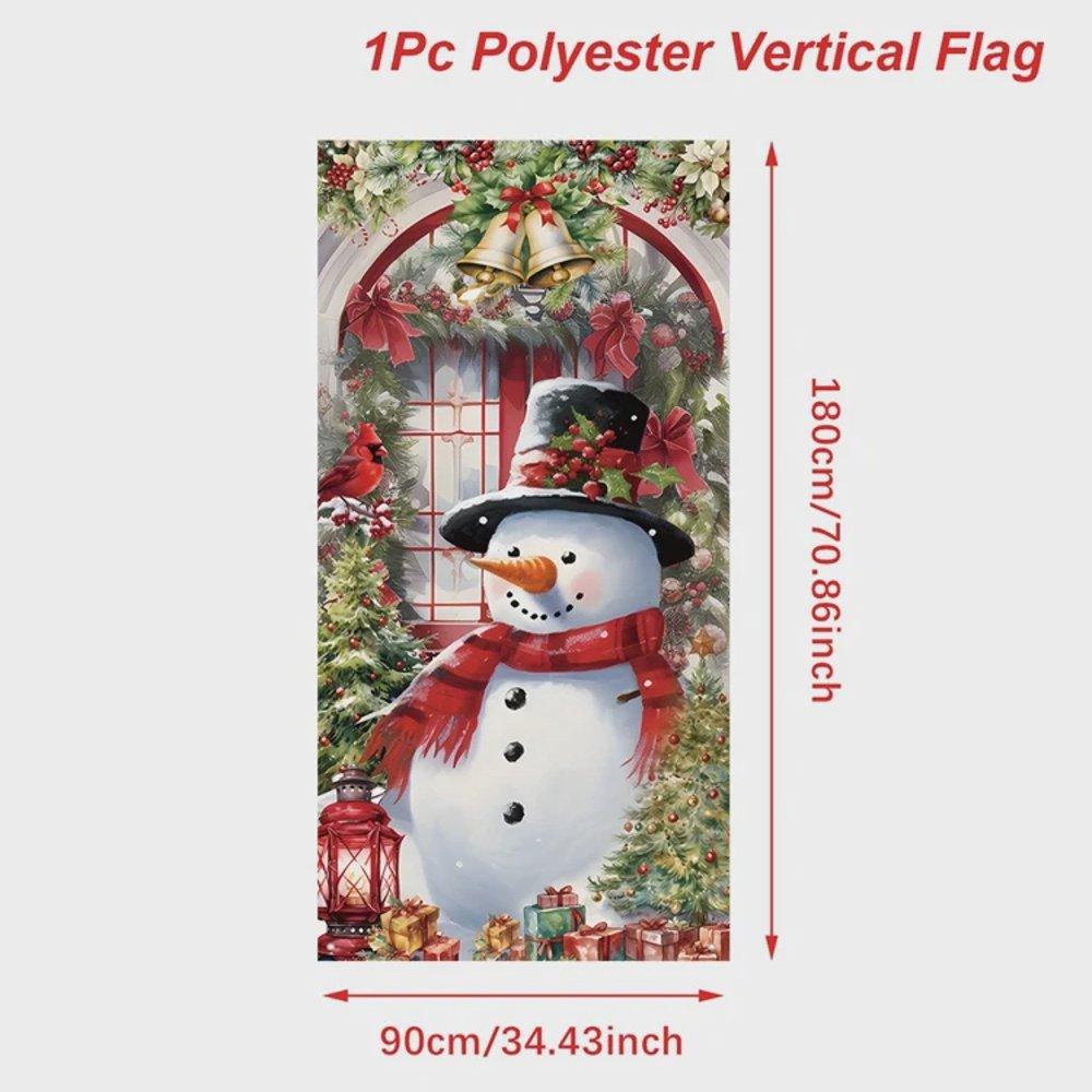 Рождественское подвесное знамя Санта-Клаус Баннер на дверь Рождественское украшение для дома 2026 Рождественский орнамент Navidad Natal Подарок на Новый год 2027