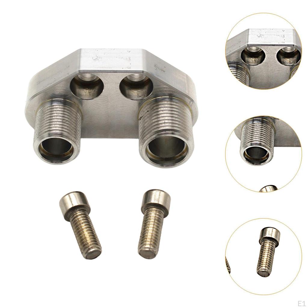 AC Compressor Adapter Fitting, Easy To Install, Metal Professional Aluminum High Performance Parts