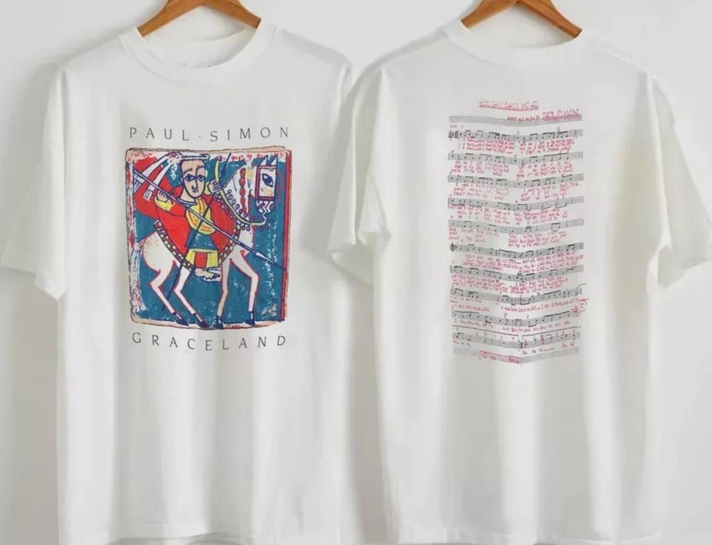 26 1987 Paul Simon Graceland Summer Tour You Can Call Me Al T-Shirt Unisex T-Shirt