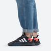 Adidas Originals Nite Jogger Тканевые Спортивные Дышащие Низкие Кроссовки для Повседневной Носки Унисекс Серые Белые Красные FX6834