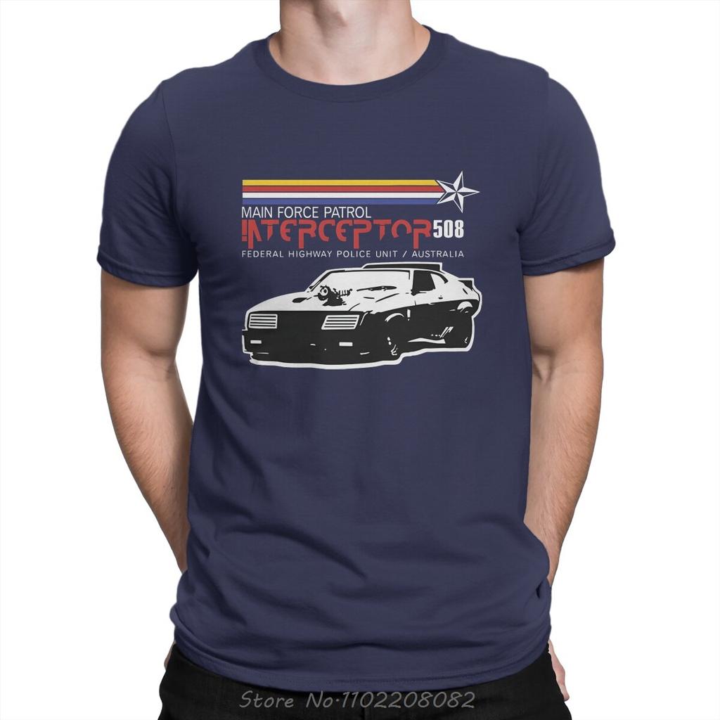 Interceptor 508 V2 Unisex T-shirt Mad Max Funny T Shirt Oversized Short Sleeve O-neck Cotton Tshirt Fashion Streetwear Tees