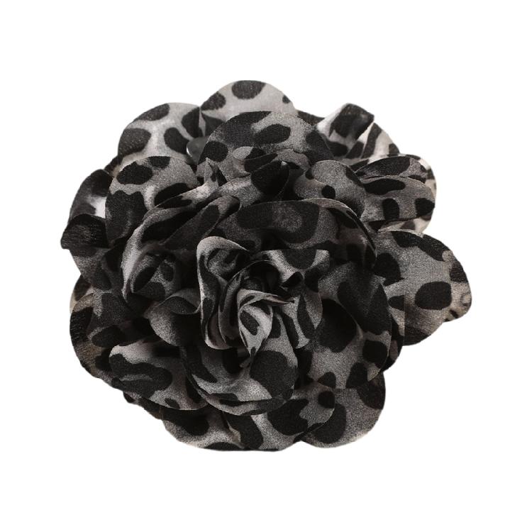 Уникальная заколка для волос с леопардовым узором, регулируемый размер для легкой укладки, регулируемый зажим для волос добавляет очарование любой прическе