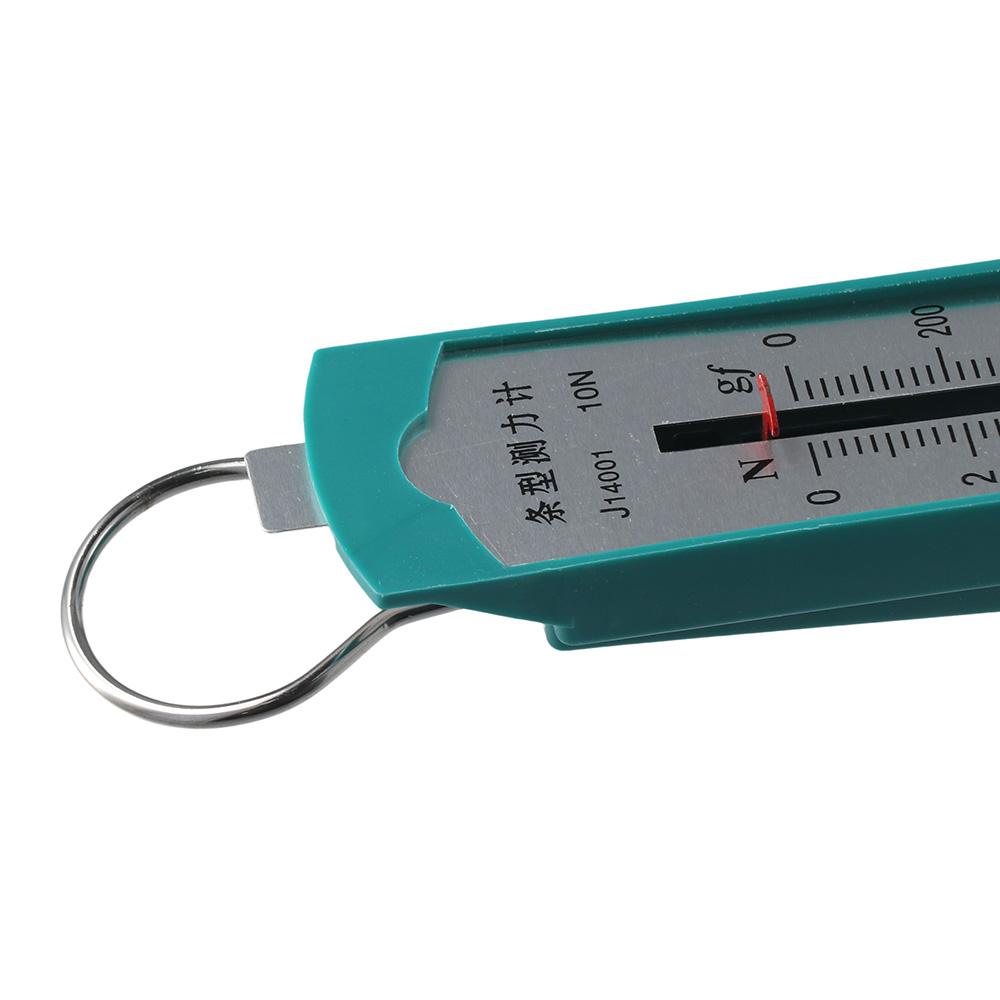 Pull-Type Force Meter Spring Scale Green Bar Physics Mechanical Experiment  Measuring Instrument