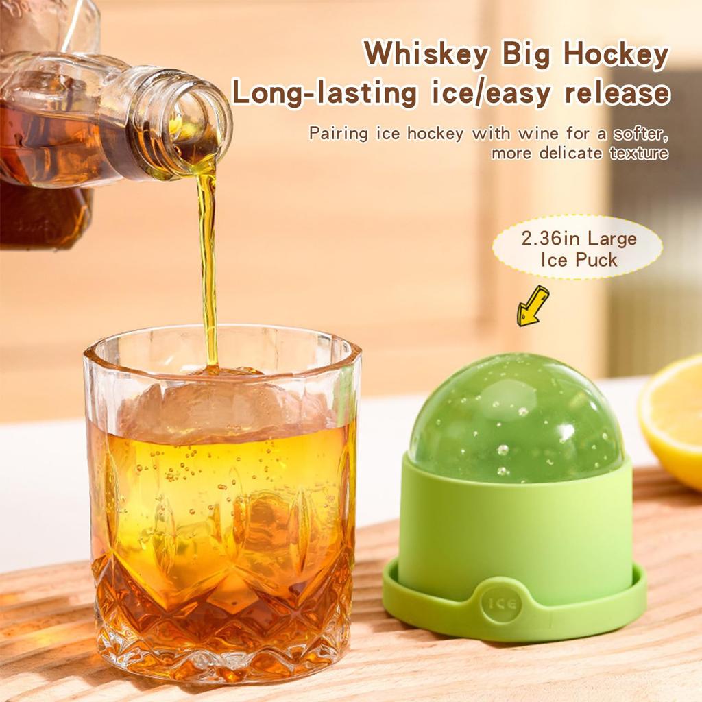 Large Maker Food Grade Silicone Mold For Whiskey, Home Round Ice Ball Tray