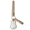 Cute Miffy Kawaii Cartoon Leather Key Chain Pendant Boris Backpack Snap Hook Car Keychain Key Ring Ornament Birthday Gift