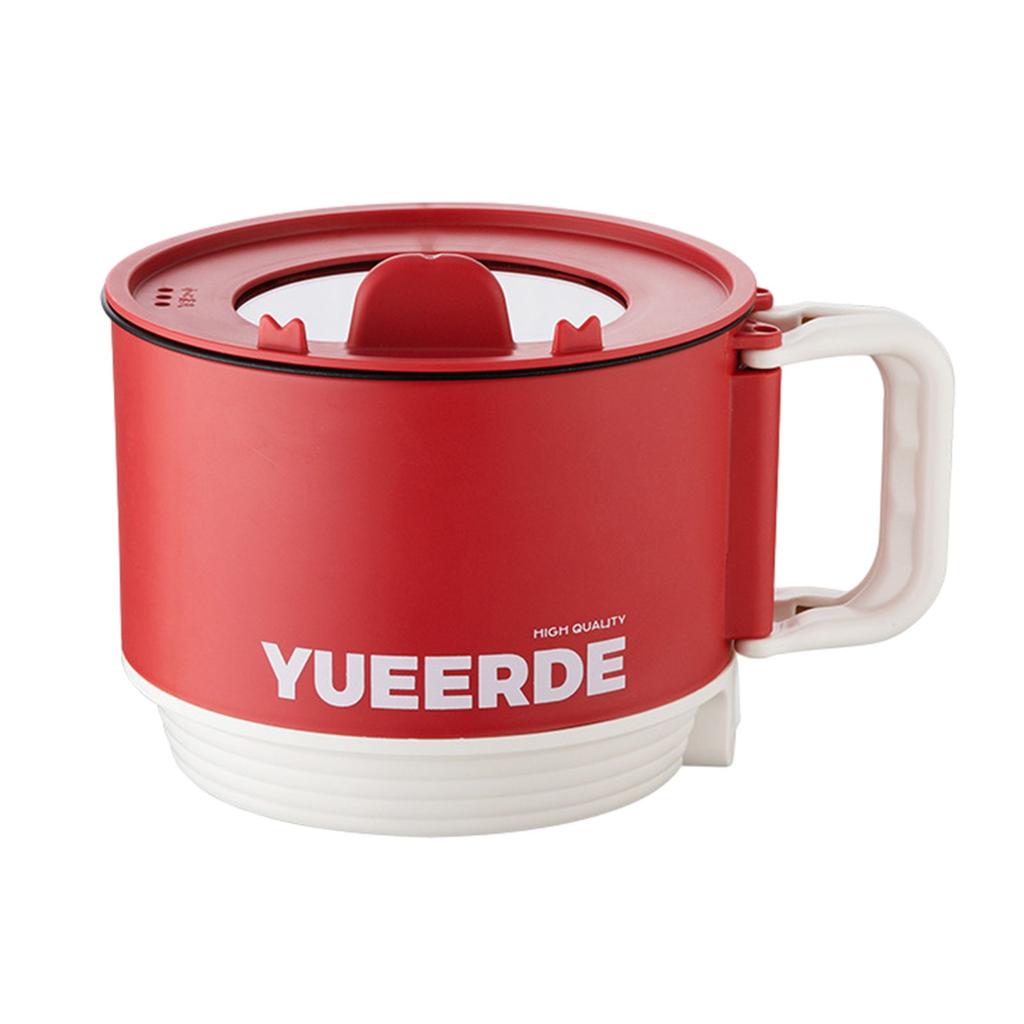 Мини-рисоварка — электрическая кастрюля — портативная мини-кастрюля для рамэна для приготовления на пару, жарки, каши и супа с лапшой