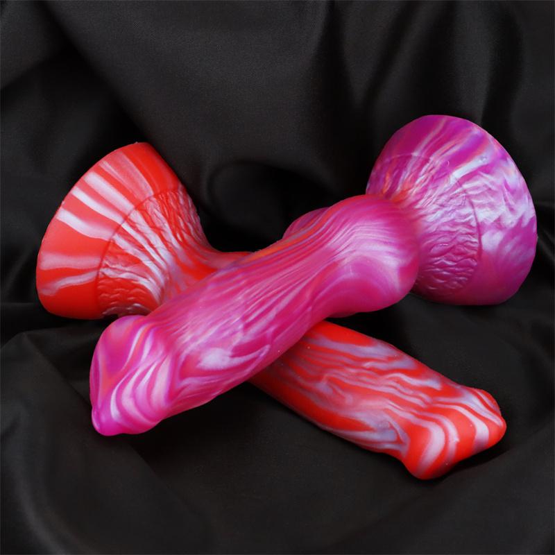 Женская имитация собачьего пениса, анальные пробки, силиконовые мягкие цвета, устройство для мастурбации специальной формы, товары для взрослых