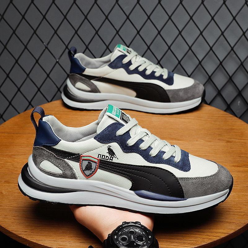 2025 Autumn New Men's Shoes Casual Fashion Student Shoes Versatile Trend Sports Shoes Korean Version Board Shoes