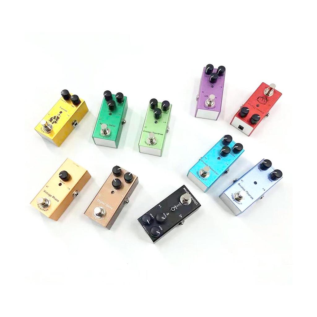 Electric Guitar Distortion & Reverb Effects Pedal