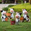 Outdoor Cartoon Cow Garden Planter
