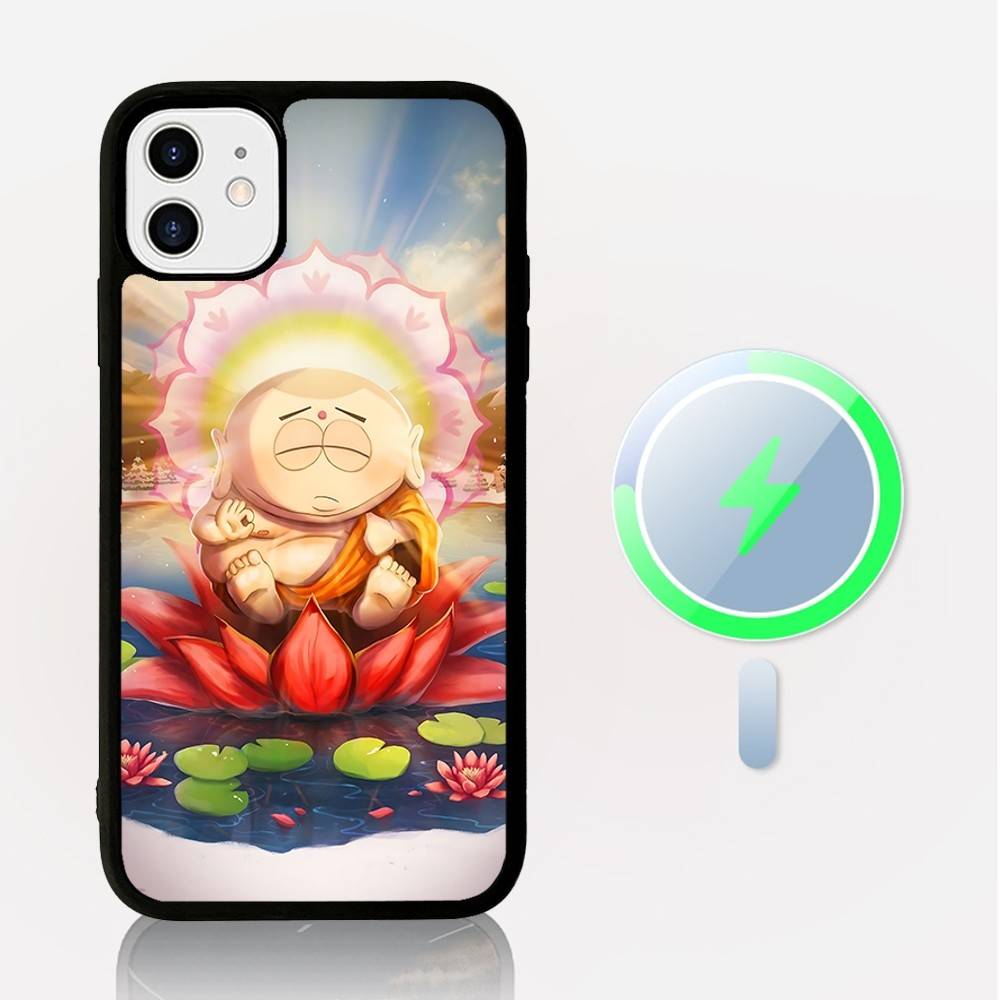 Cartoon Funny S-South-P-Park Phone Case Magnetic Case For IPhone 16 14 13 12 11 15 Pro Max Plus For Magsafe Wireless Charge Cove