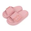 Slippers for Women, Summer Home, Thick Sole, Single Button Slippers, Bathroom Soft Sole, Couple's One Line Cool Mop, EVA Soft Sole