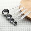 4Pcs/Set Stainless Steel Measuring Spoon Cup Seasoning Scoops