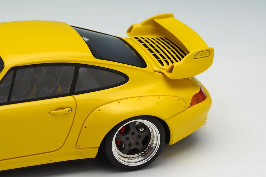 VISION Scale Porsche 911 GT2 Street 1996 Speed Yellow Finished Model VM114B 1/43 (993)