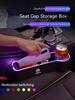 AUK2  Car USB Charging Colour Light Seat Gap Storage Box For Nissan X-Trail Qashqai Sentra Serena Tiida Teana Juke Leaf Micra Almera