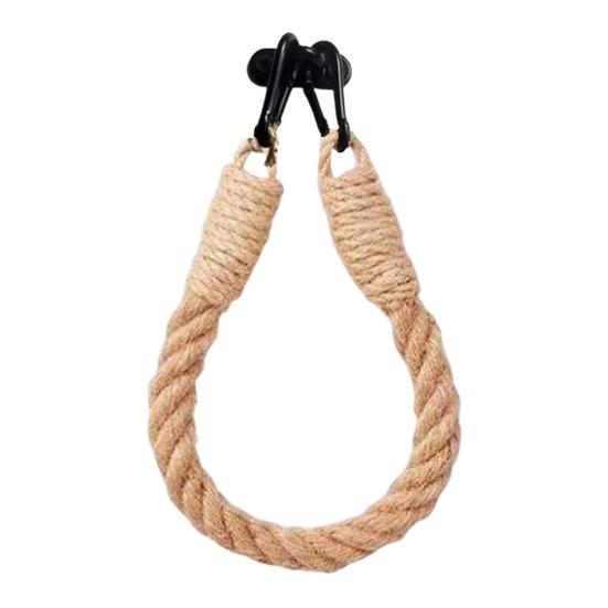 Twine Toilet Roll Holder Wall-Mounted Toilet Paper Holder Rustic Twine Rope Paper Roll Dispenser for Bathroom Organization