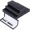 BENECREAT 6 Pcs Black Pen Gift Box, 6.9x2.3x1 Inch PU Leather Penbox, Empty Long Fountain Pen Box for Packaging, Back to School Season, Graduation