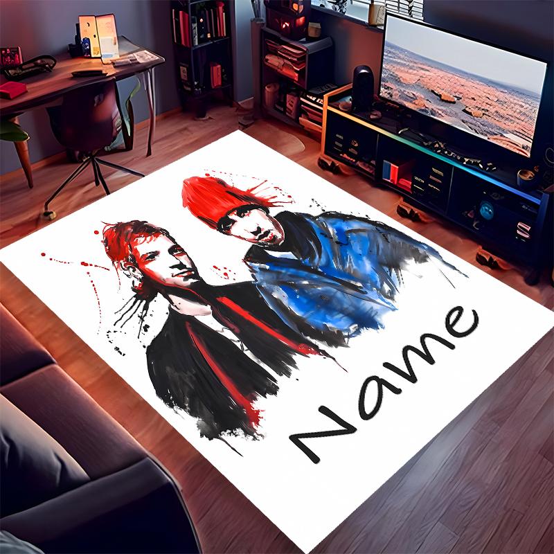 Custom personalization Twenty One Pilots Print Area Rug - Soft, Washable Non-Slip Indoor Mat,Living Room,Home&Office Decorative Rug