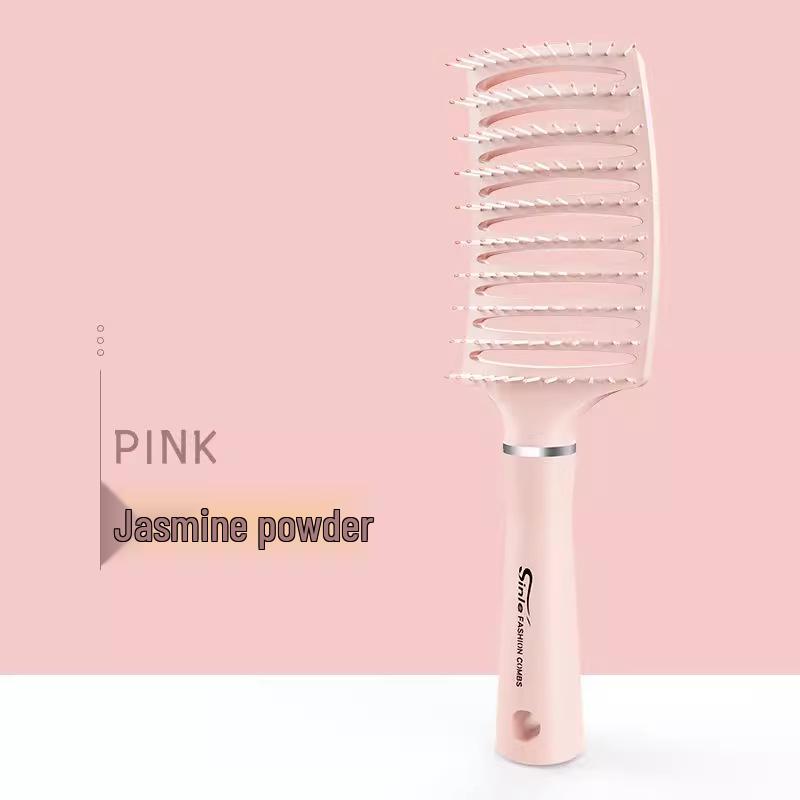 Синий Портативный Массаж Скальпа Набор Расчесок с Подушкой для Пышных Длинных Вьющихся Волос - 4 Штуки