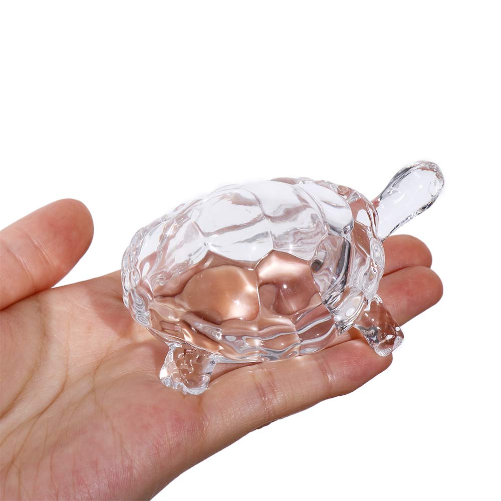 Chinese Feng Shui Home Decoration Tortoise Statue Craft Gift Desktop Ornament Crystal Turtle AVE