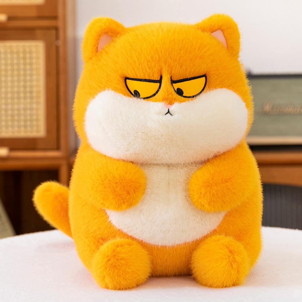 Fluffy Cat Stuffed Animal Doll PP Cotton Kitty Stuffed Animals Toys  Decoration Gifts