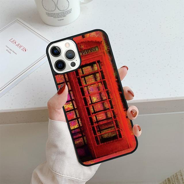 Telephone Box London Union Jack Phone Case For iPhone 17 Air 13 12 14 15 16 Cover For Apple Pro Max 6S Plus