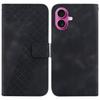 For iPhone 17 Stand Case 7-Shaped Pattern Imprint Leather Phone Cover with Strap